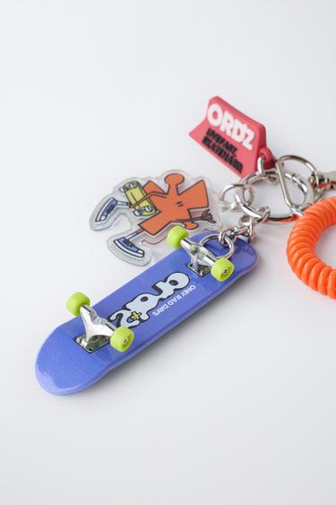 CHARM KEY RING - Black by Zara - Image 1