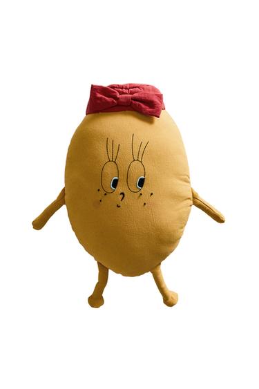Zara LIMONCELLA X THE ANIMALS OBSERVATORY KIDS’ CUSHION - 黃色