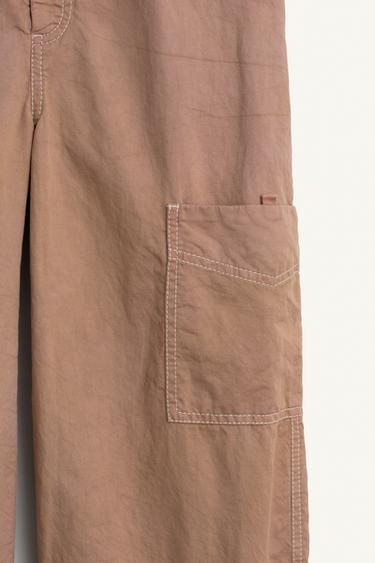 PANTALON TIE DYE - Rouge orangé de Zara - Image 7