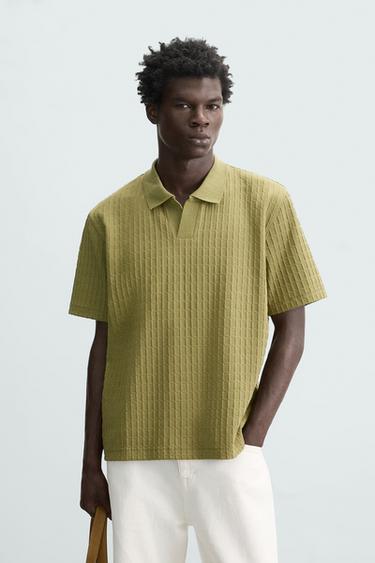 POLO ESTRUCTURA - Pistacho de Zara