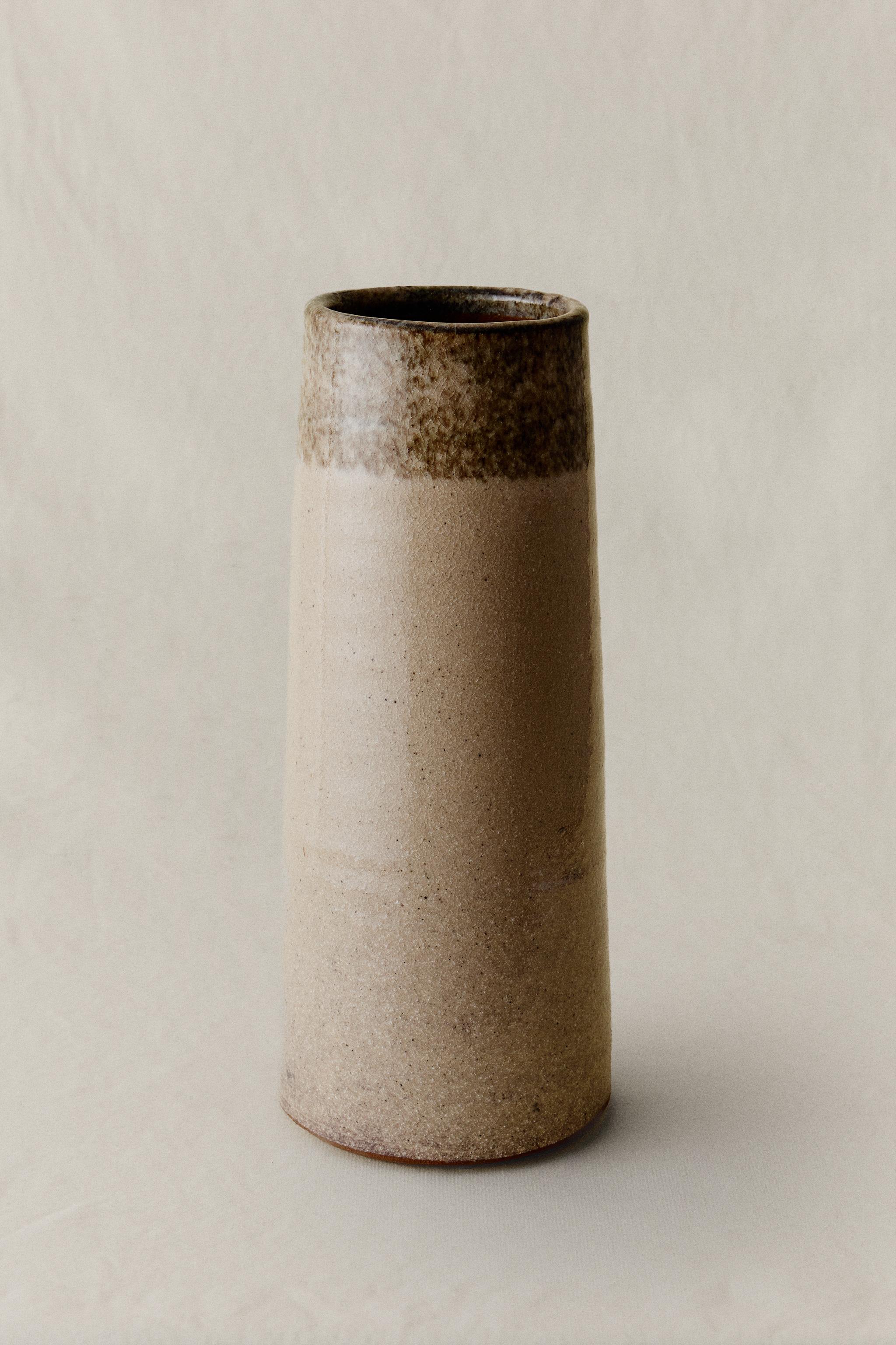TALL DECORATIVE CERAMIC VASE