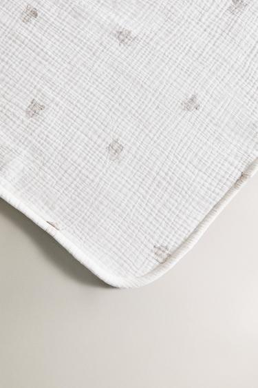 COUVERTURE ENFANT ÉLÉPHANTS - Blanc cassé de Zara - Image 2