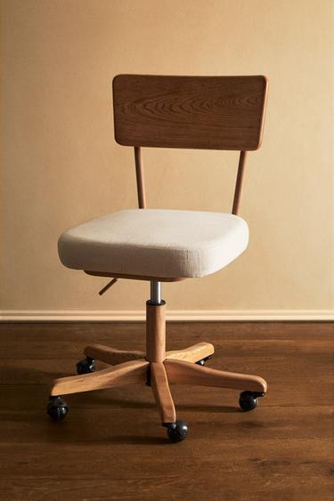 DESK CHAIR WITH WHEELS - Light beige by Zara - Image 5