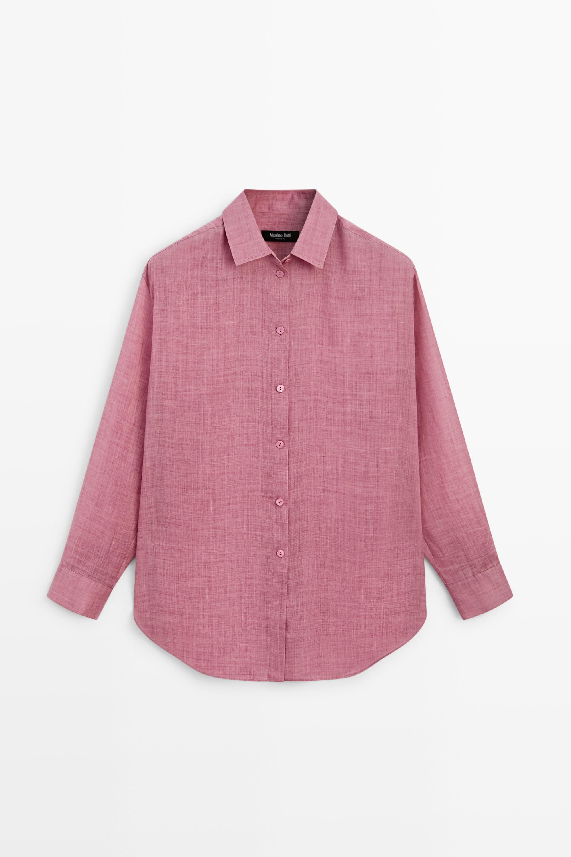 Chemise fluide en ramie