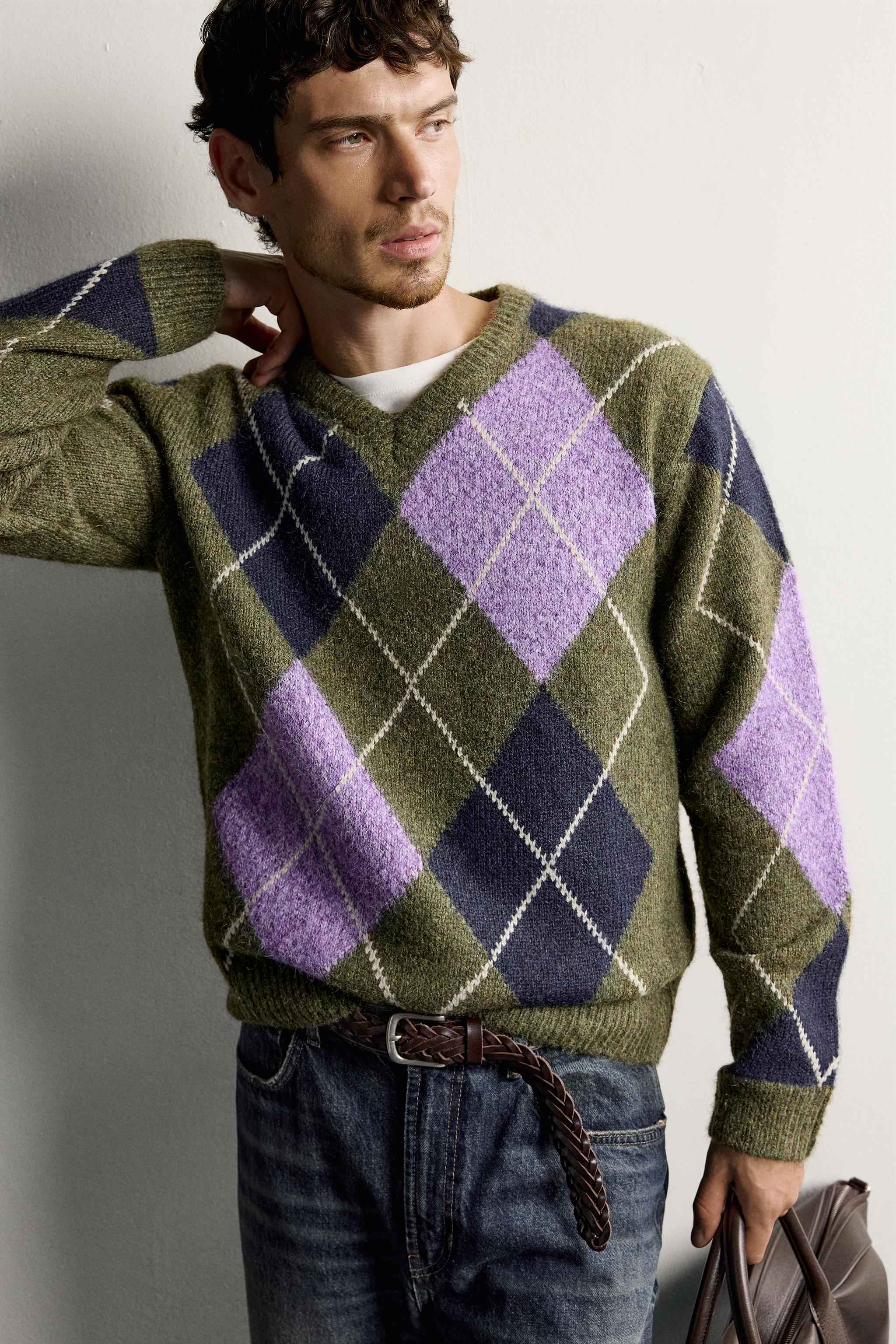 PULL JACQUARD GÉOMÉTRIQUE