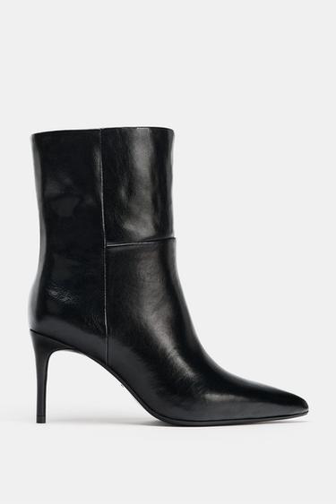 HEELED ANKLE BOOTS - Black by Zara