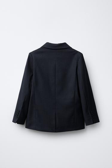 VESTE DE COSTUME STRUCTURÉE - Bleu de Zara - Image 1