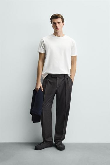 ΜΠΛΟΥΖΑ MEDIUM WEIGHT BASIC - Λευκό του Zara