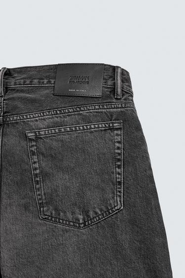 STRAIGHT ANKLE FIT LIMITED EDITION JEANS - Charcoal by Zara
