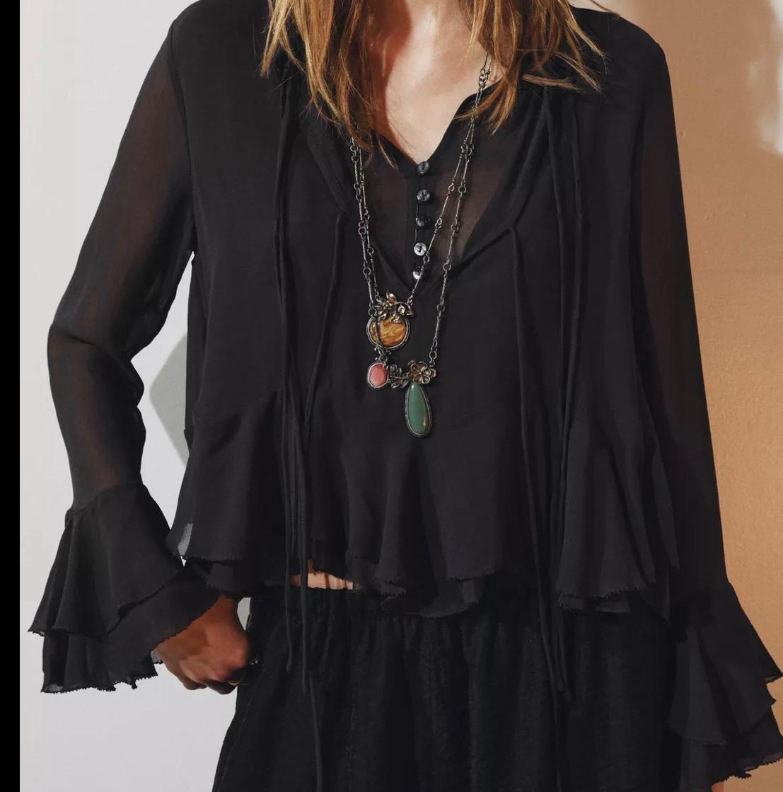 ZW COLLECTION RUFFLED SHIRT - Image 8