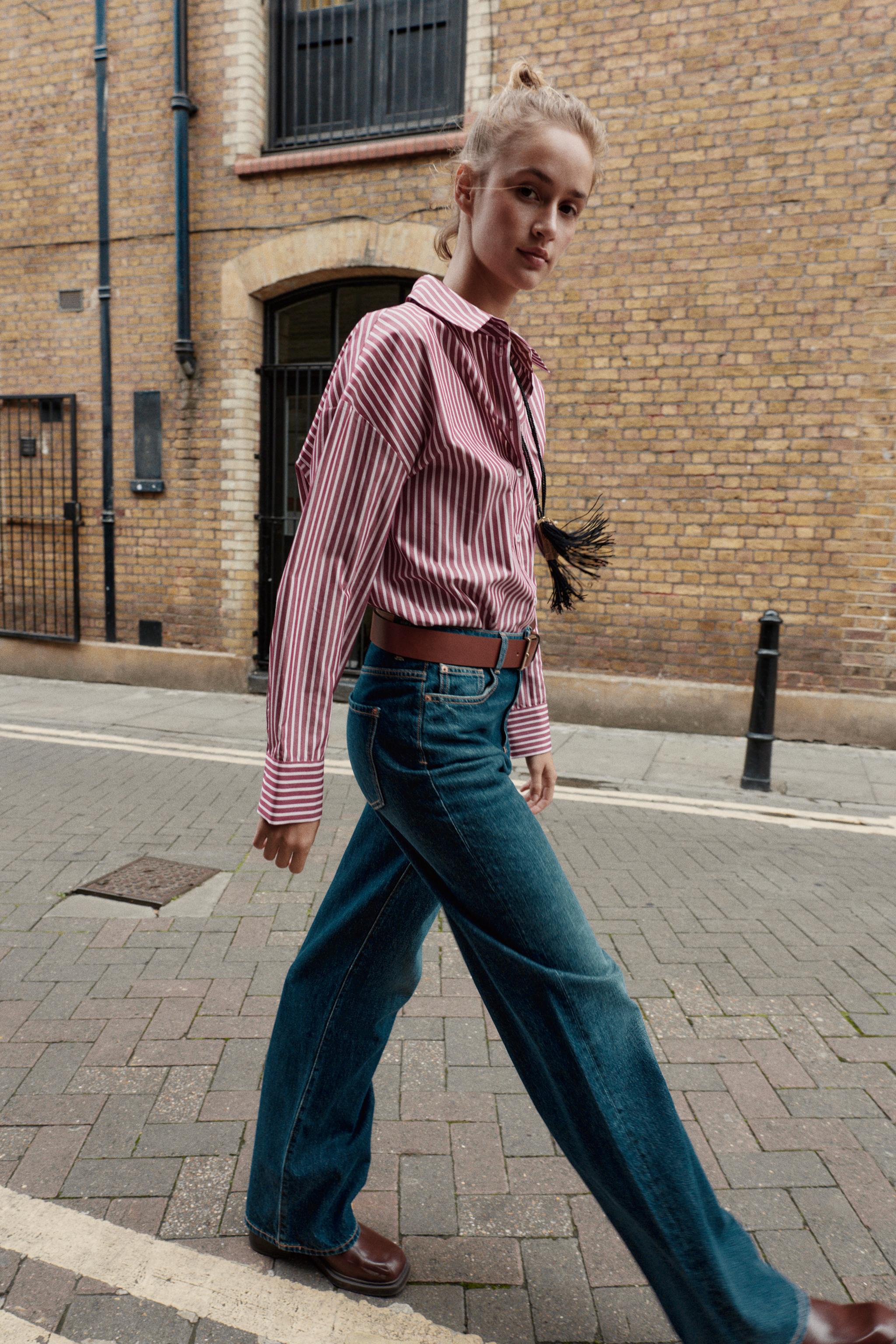 ベーシックポプリンシャツ - バーガンディ | ZARA Japan / 日本 ベーシックポプリンシャツ - バーガンディ | ZARA Japan / 日本