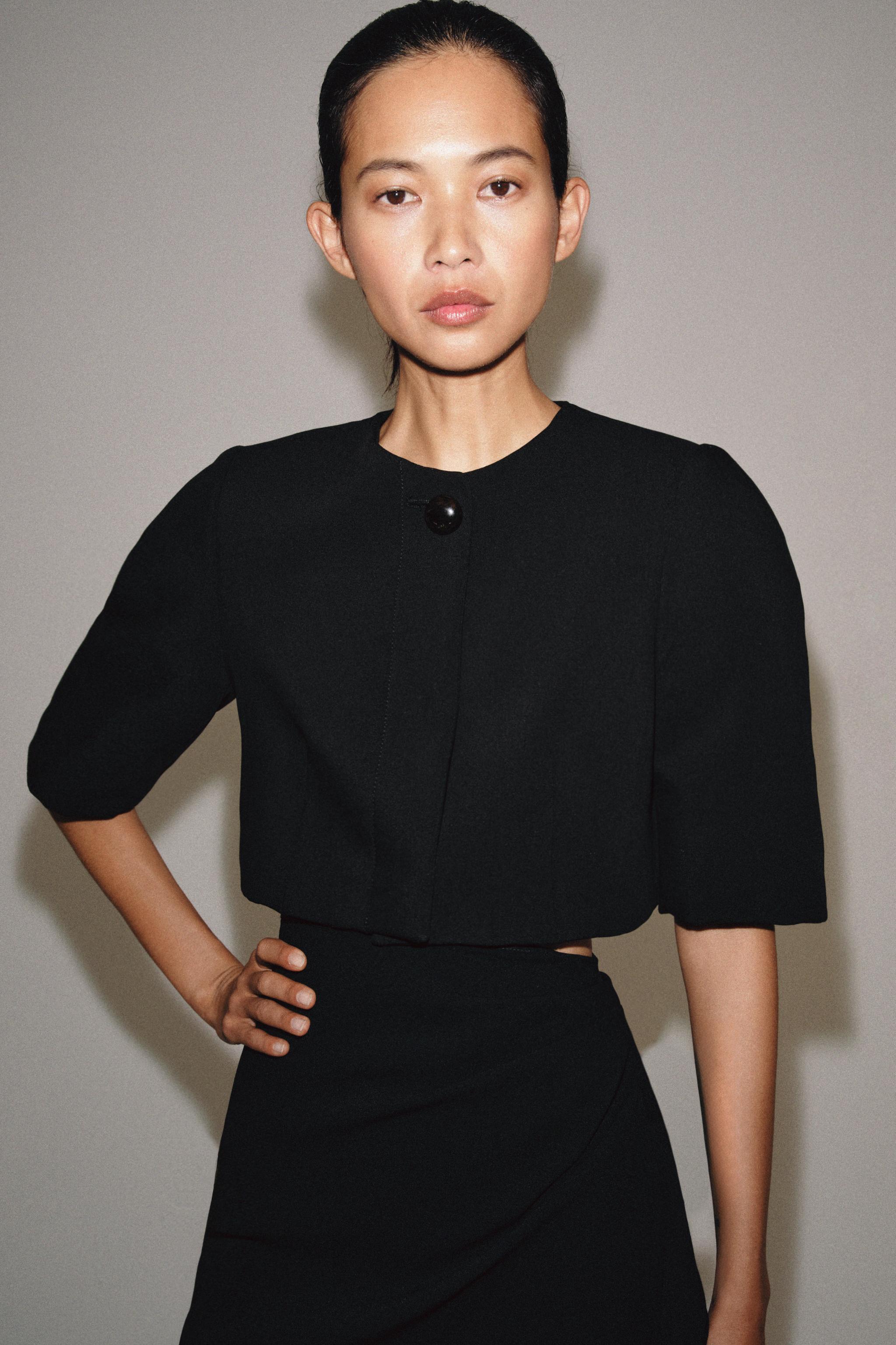 ZW COLLECTION CROP BLAZER - Görsel 2