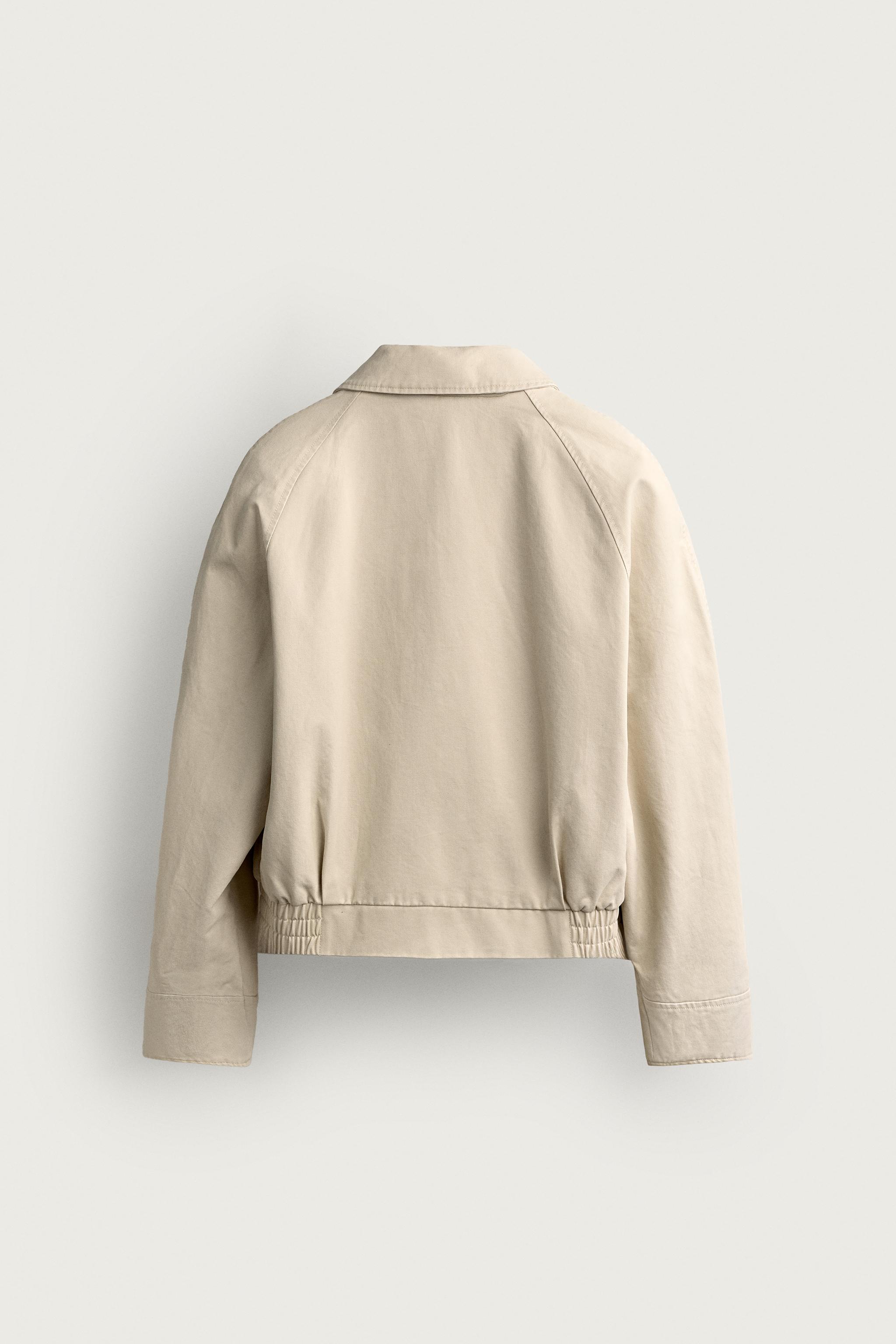 CROPPED COTTON OVERSHIRT