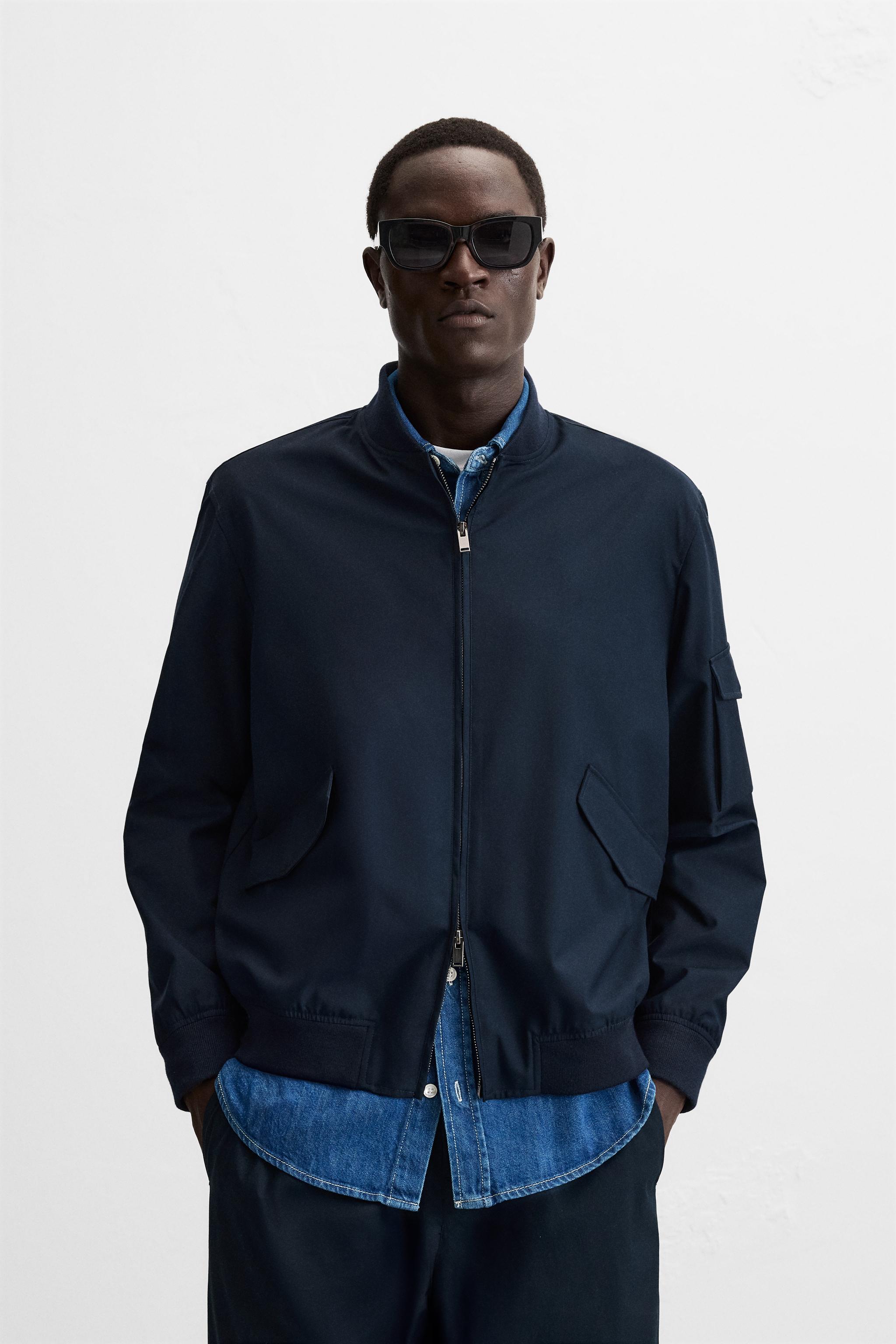 Blue bomber jacket hotsell