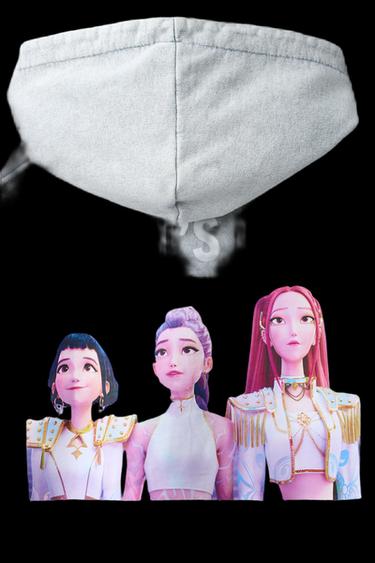 Zara WASHED EFFECT ZIP HOODIE KPOP DEMON HUNTERS™ NETFLIX © - Mid-gray