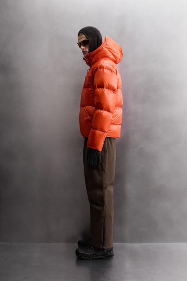 SKI DOWN BLEND PUFFER JACKET - Intense red by Zara - Image 3