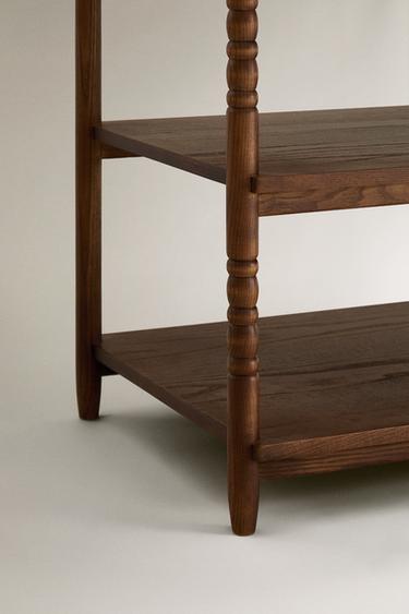 ASH WOOD CONSOLE - Dark brown by Zara - Image 4