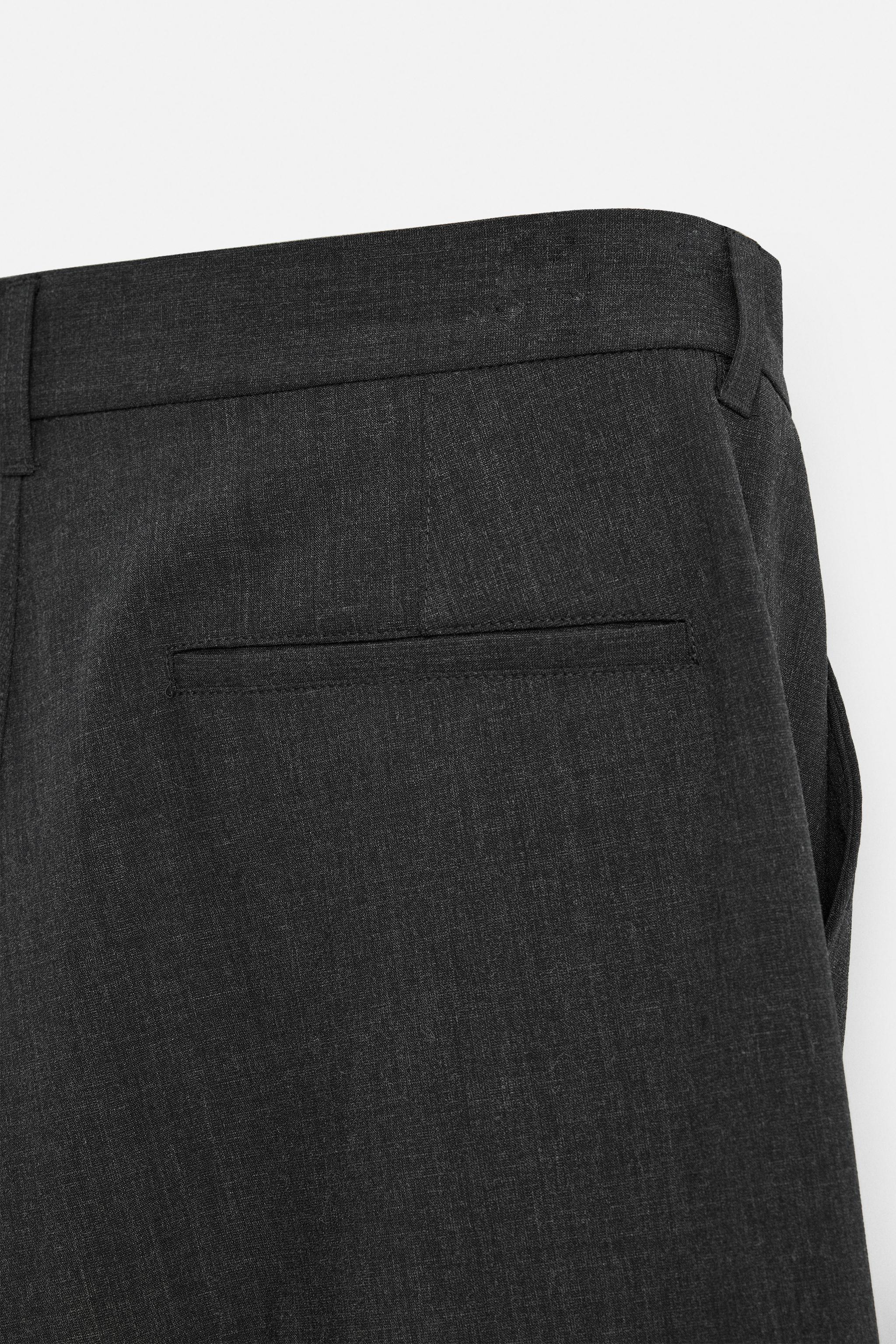 プリーツスーツ パンツ - グレーマール | ZARA Japan / 日本