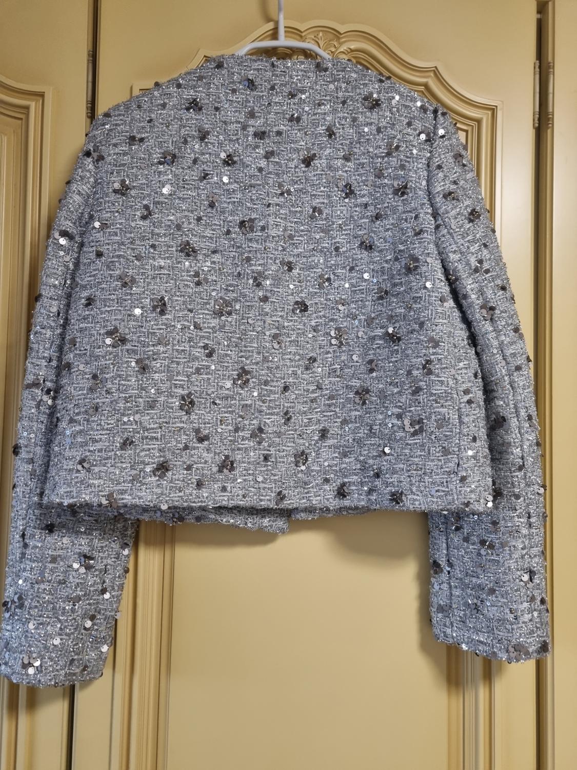 ZW COLLECTION SEQUIN JACKET - Image 4