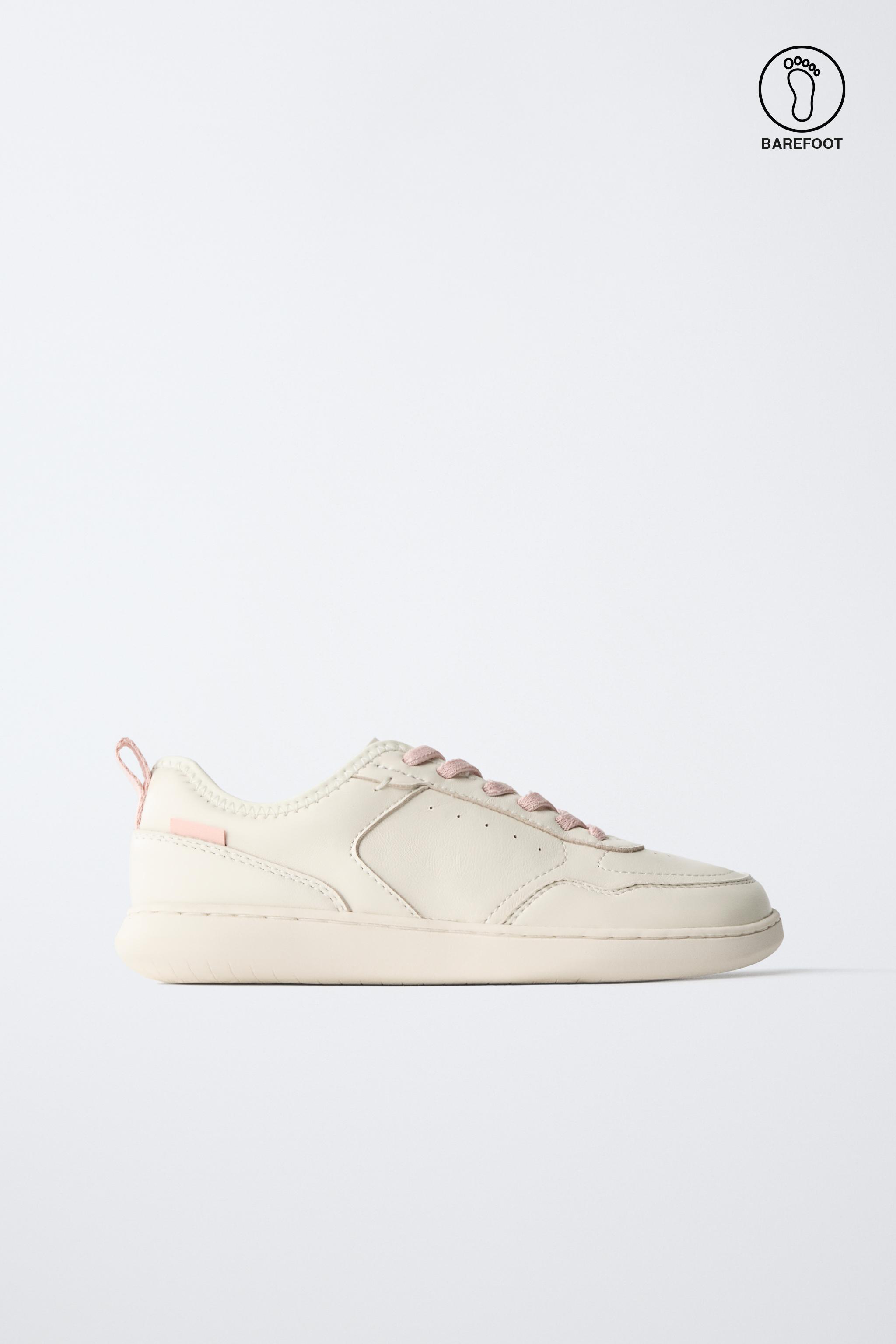 BAREFOOT LEATHER SNEAKERS — White