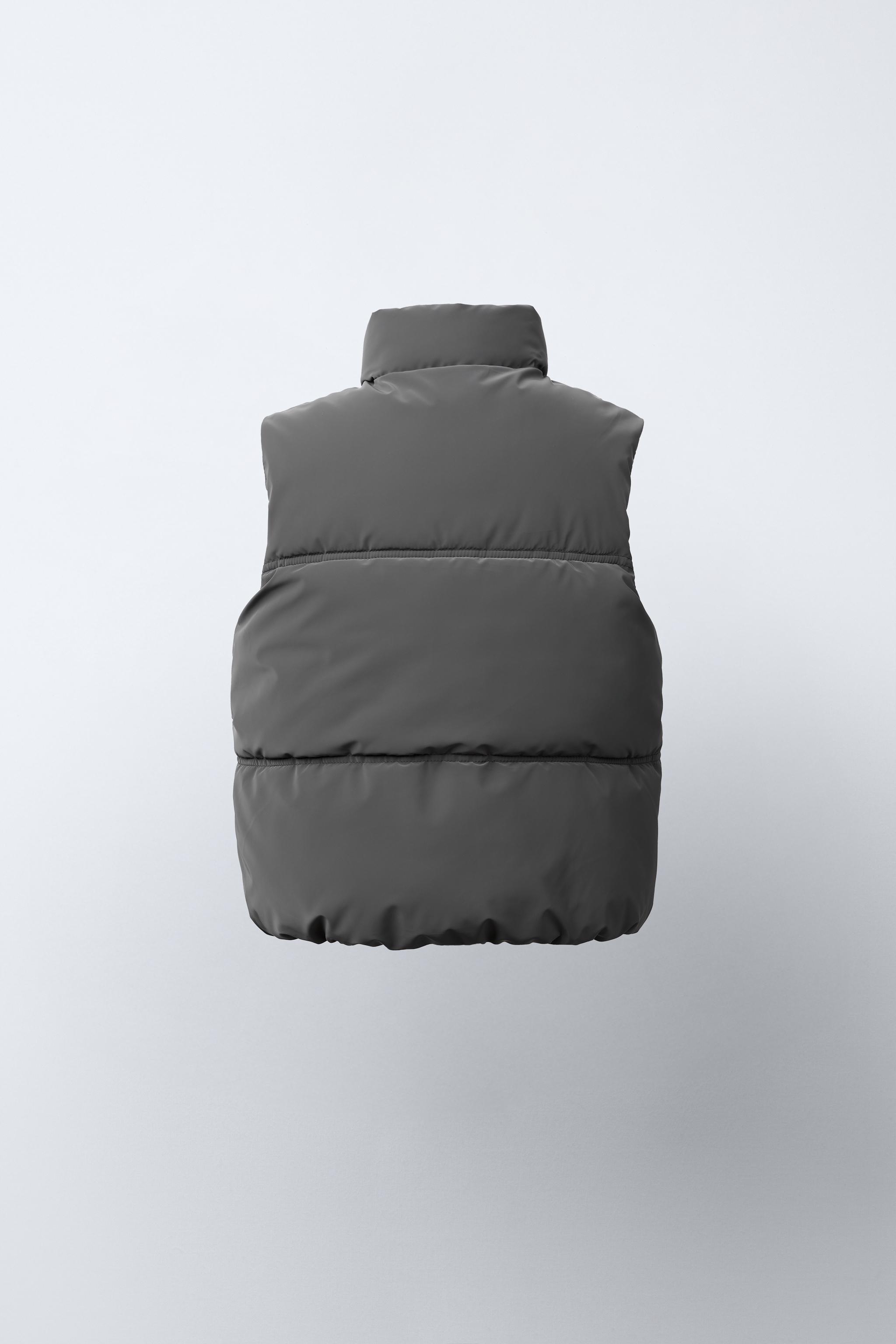 RUBBERISED GILET - Ice | ZARA Turkey