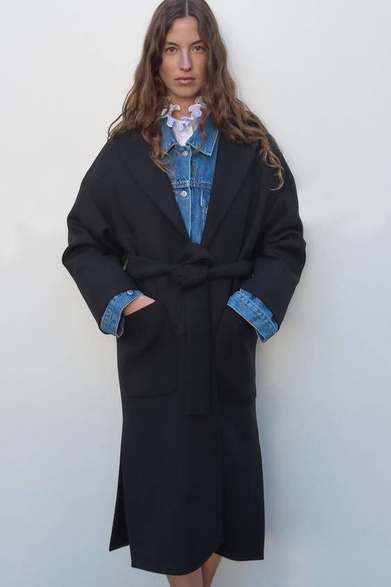 ZW COLLECTION MANTECO WOOL COAT WITH VENTS
