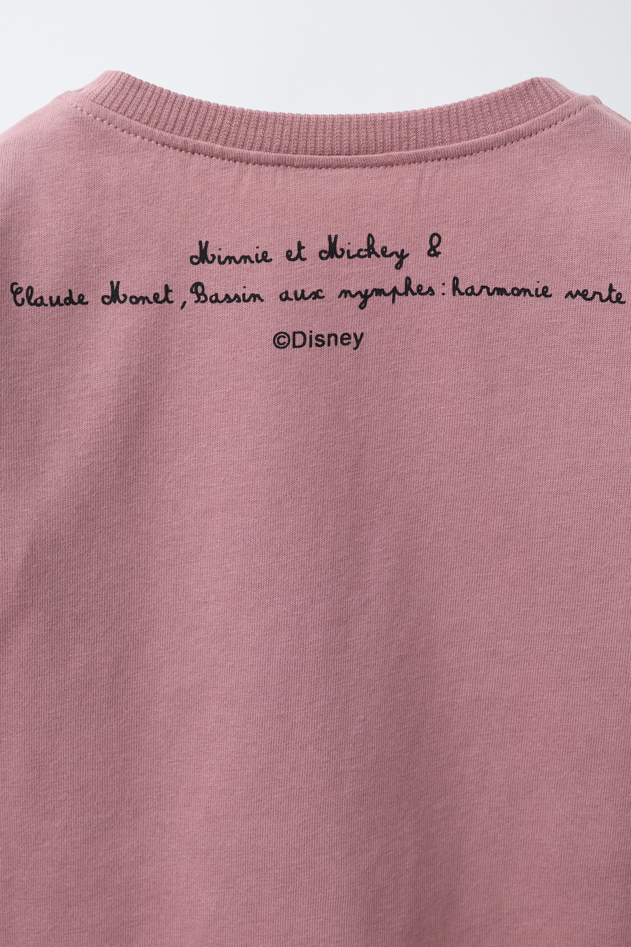 MONET PAINTING MICKEY AND MINNIE MOUSE © DISNEY T-SHIRT