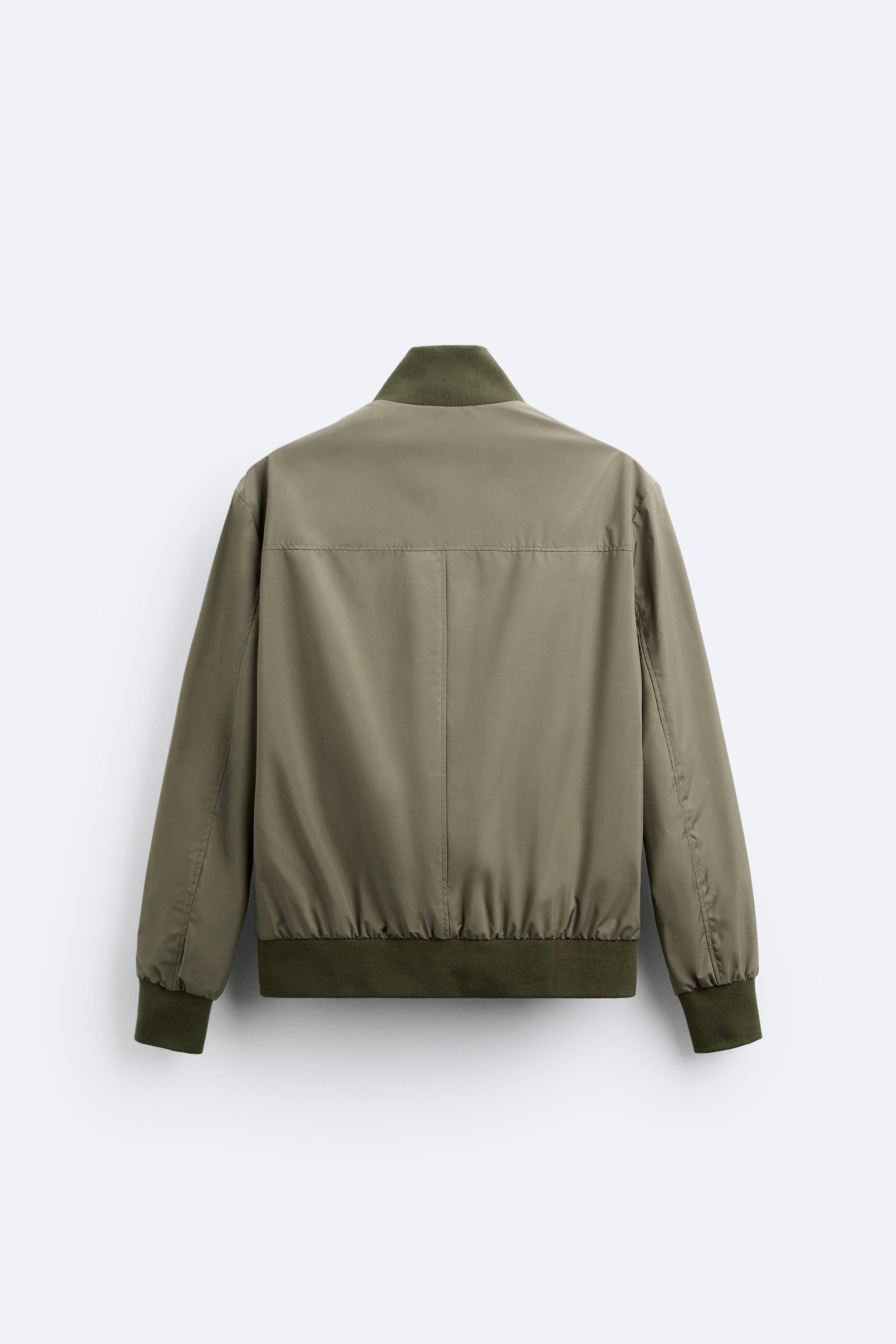 TECHNICAL JACKET WITH CONTRAST COLLAR