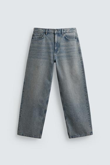 BAGGY FIT JEANS - Blue grey by Zara