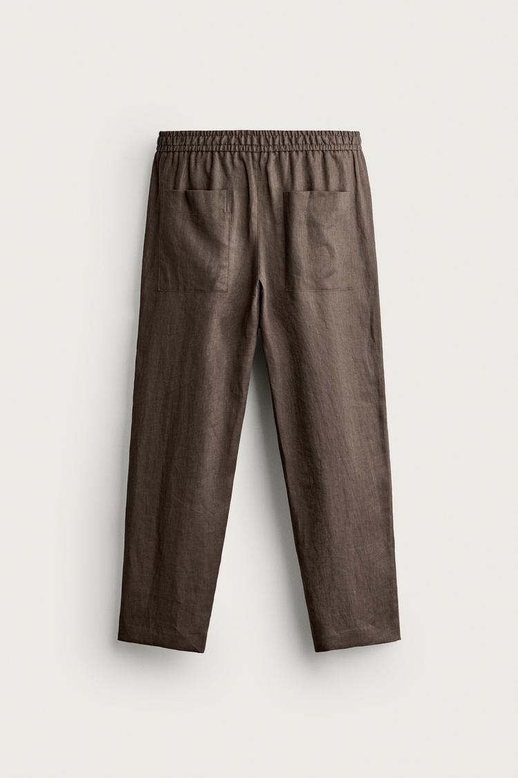 PANTALÓN RELAXED FIT 100% LINO 8