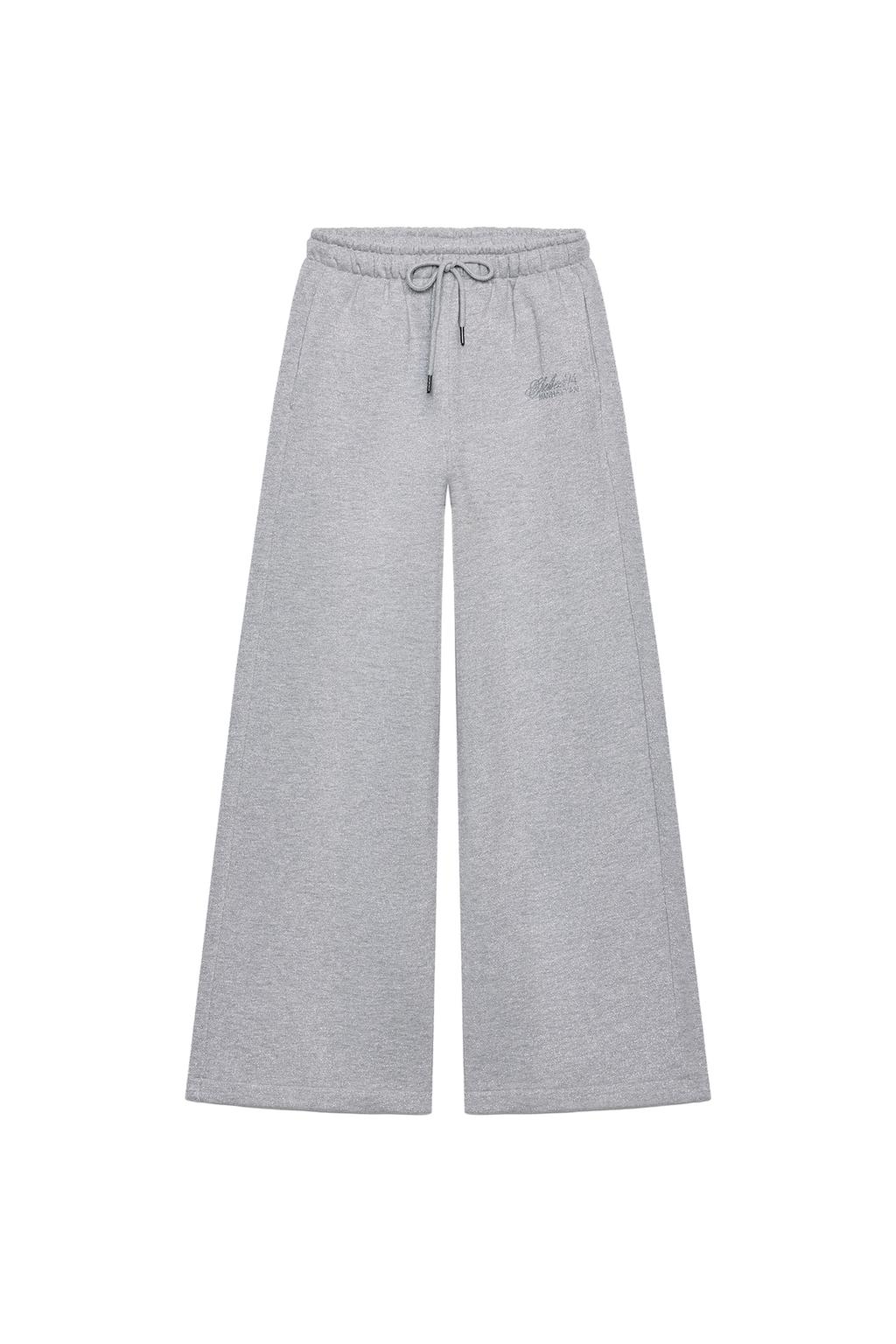 Glitter Volume Trousers - Grey Marl by Zara