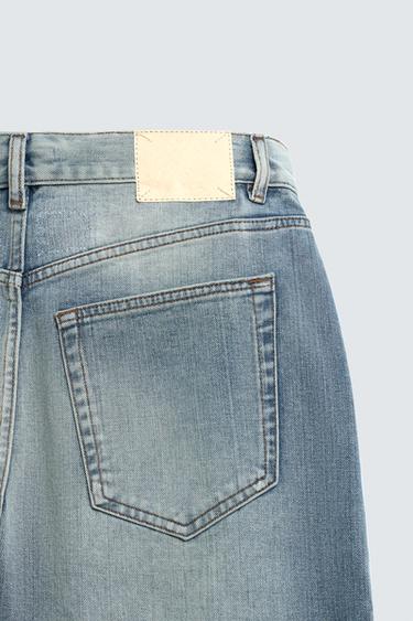 SR_A SELVEDGE STRAIGHT-LEG JEANS - Mid-blue by Zara - Image 10