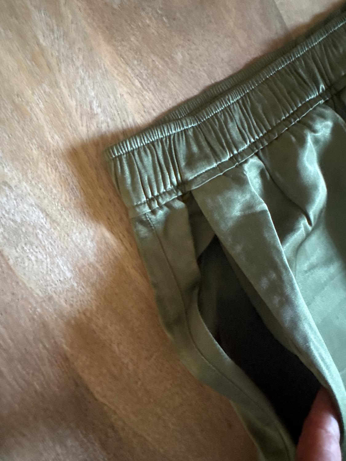 FLOWING SATIN-FINISH TROUSERS - Image 4