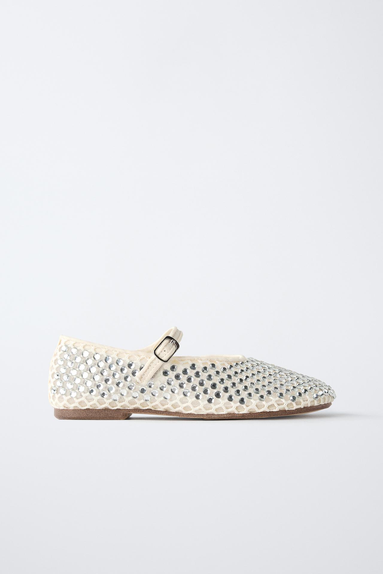SHINY BALLERINAS - Ecru White by Zara