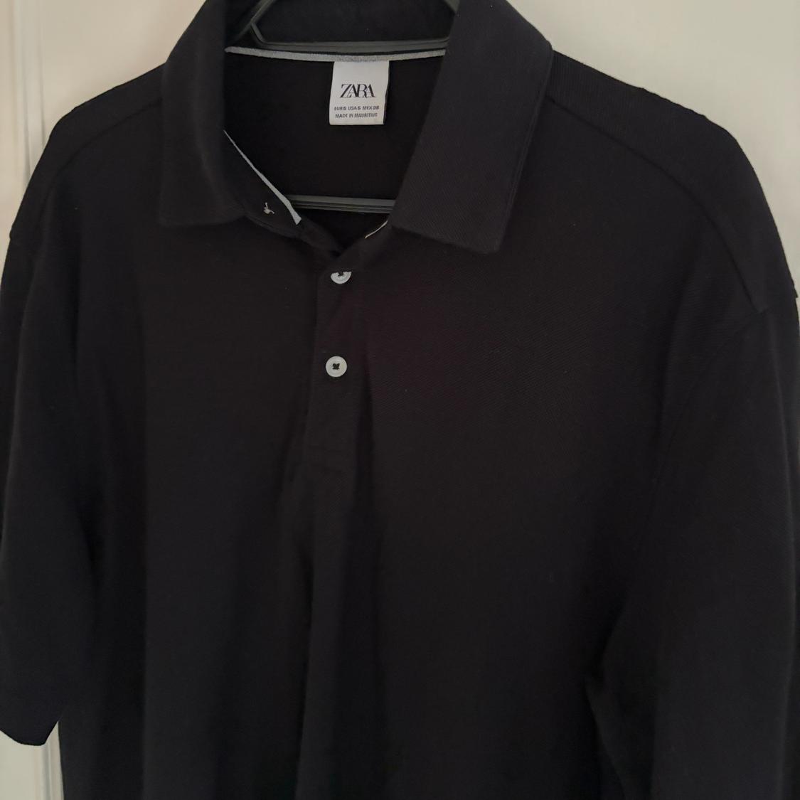 BLACK POLO SHIRT - Image 3