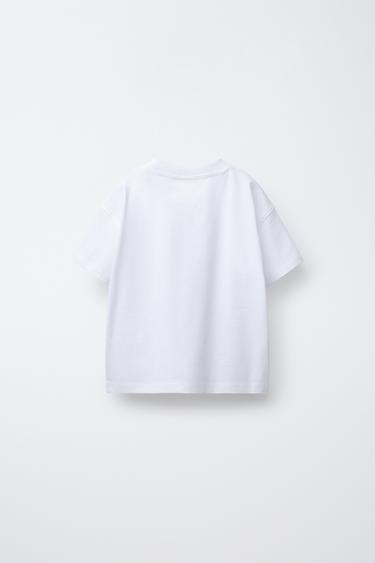 ANIMAL PRINT T-SHIRT - White by Zara - Image 1