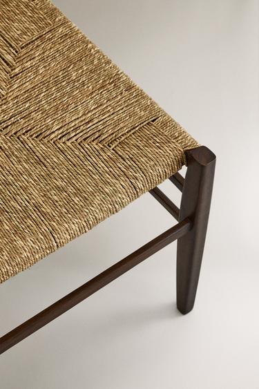 CHAISE EN BOIS TRESSÉ - Marron de Zara - Image 2