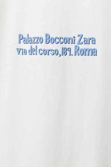 MOTORBIKE PRINT T-SHIRT - White by Zara - Image 3
