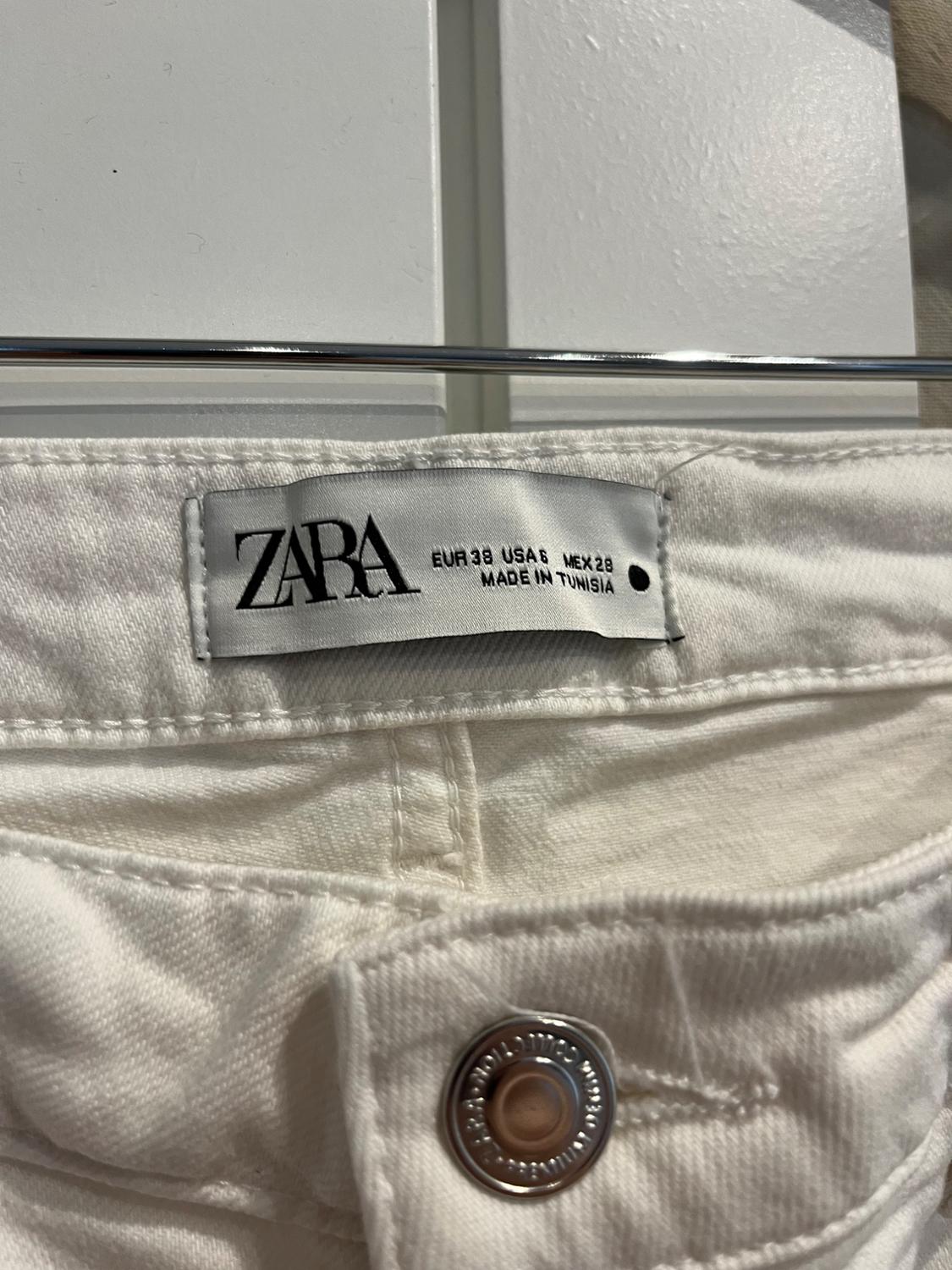 ZW PREMIUM SKINNY FLARE WHITE JEANS - Image 2