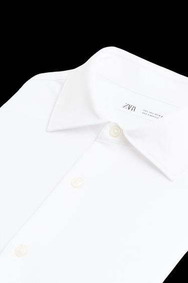CAMISA REGULAR FIT - Blanco de Zara