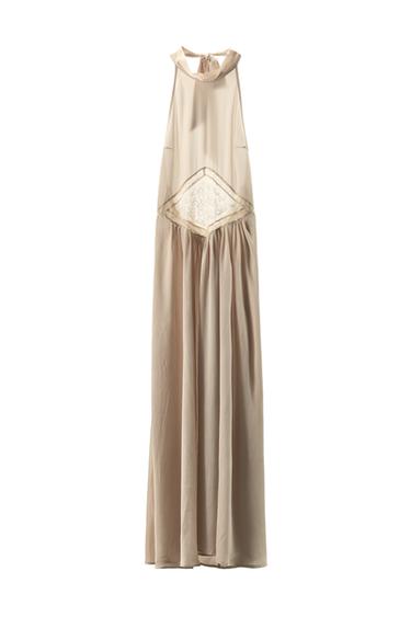 EMBROIDERED MIDI DRESS
