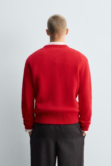 WOOL - CASHMERE JUMPER LIMITED EDITION - Red by Zara - Image 3