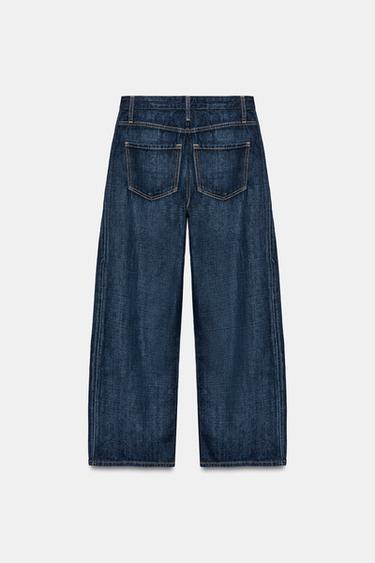 JEANS ZW COLLECTION ANKLE RELAXED TIRO MEDIO - Azul de Zara