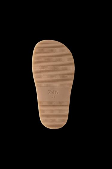 Zara CROCHET BAREFOOT SANDALS - Off White