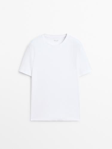 Zara Short sleeve pyjama top and striped trousers - Sky blue - Image 0