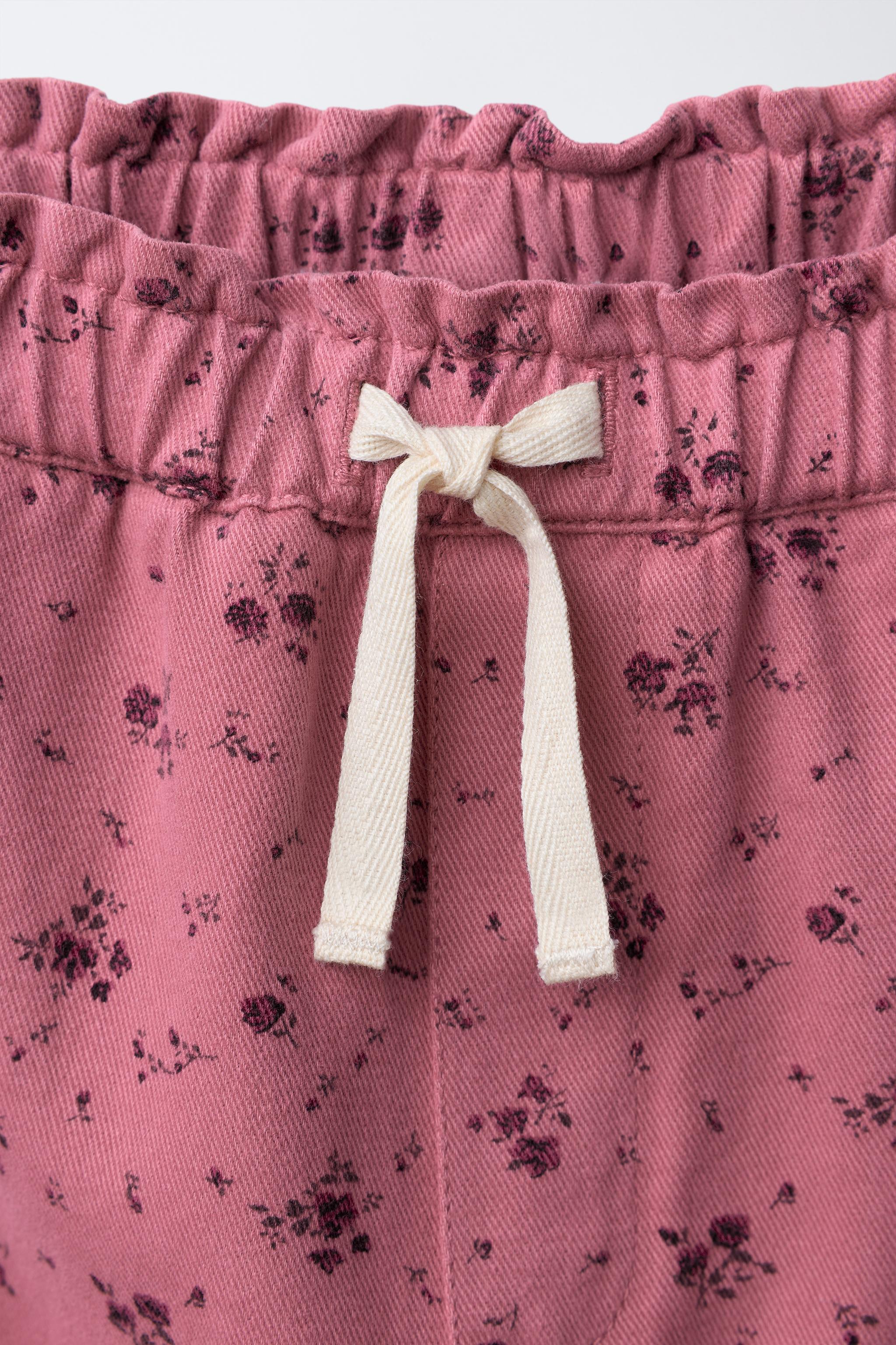 FLORAL BAGGY PANTS