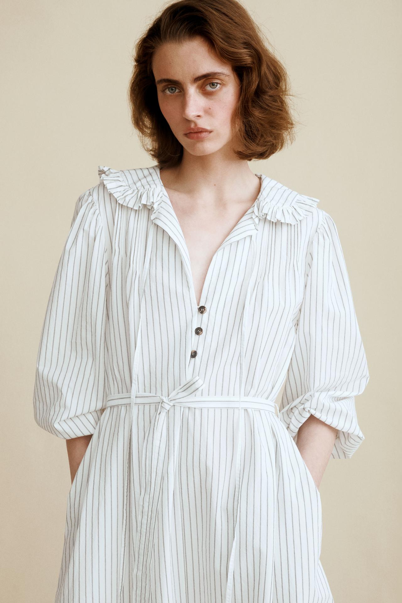 STRIPED DRESS CREATED BY CARAMEL LONDON X ZARA — striped
