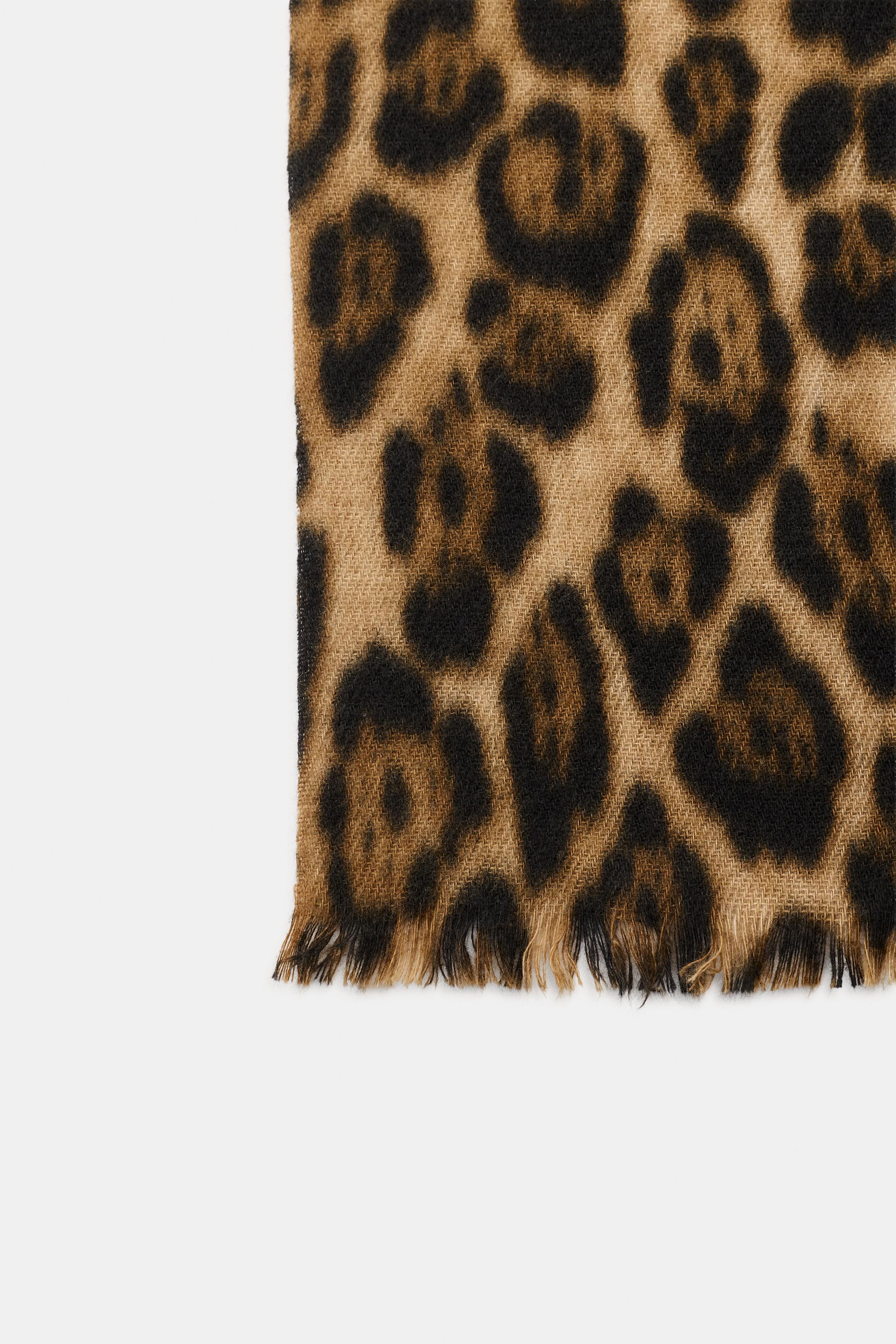 ANIMAL PRINT SCARF - Leopard | ZARA United States