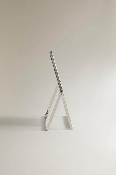 PHOTO FRAME WITH STAND - Silver by Zara - Image 1