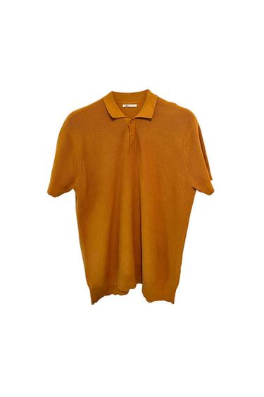RIBBED POLO SHIRT